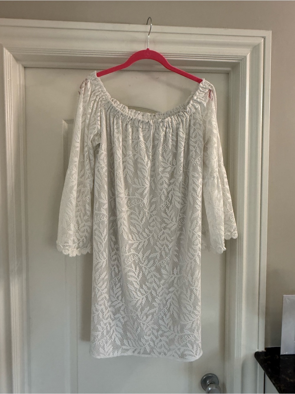 Lilly Pulitzer "Nevie" Off-Shoulder Dress Size L